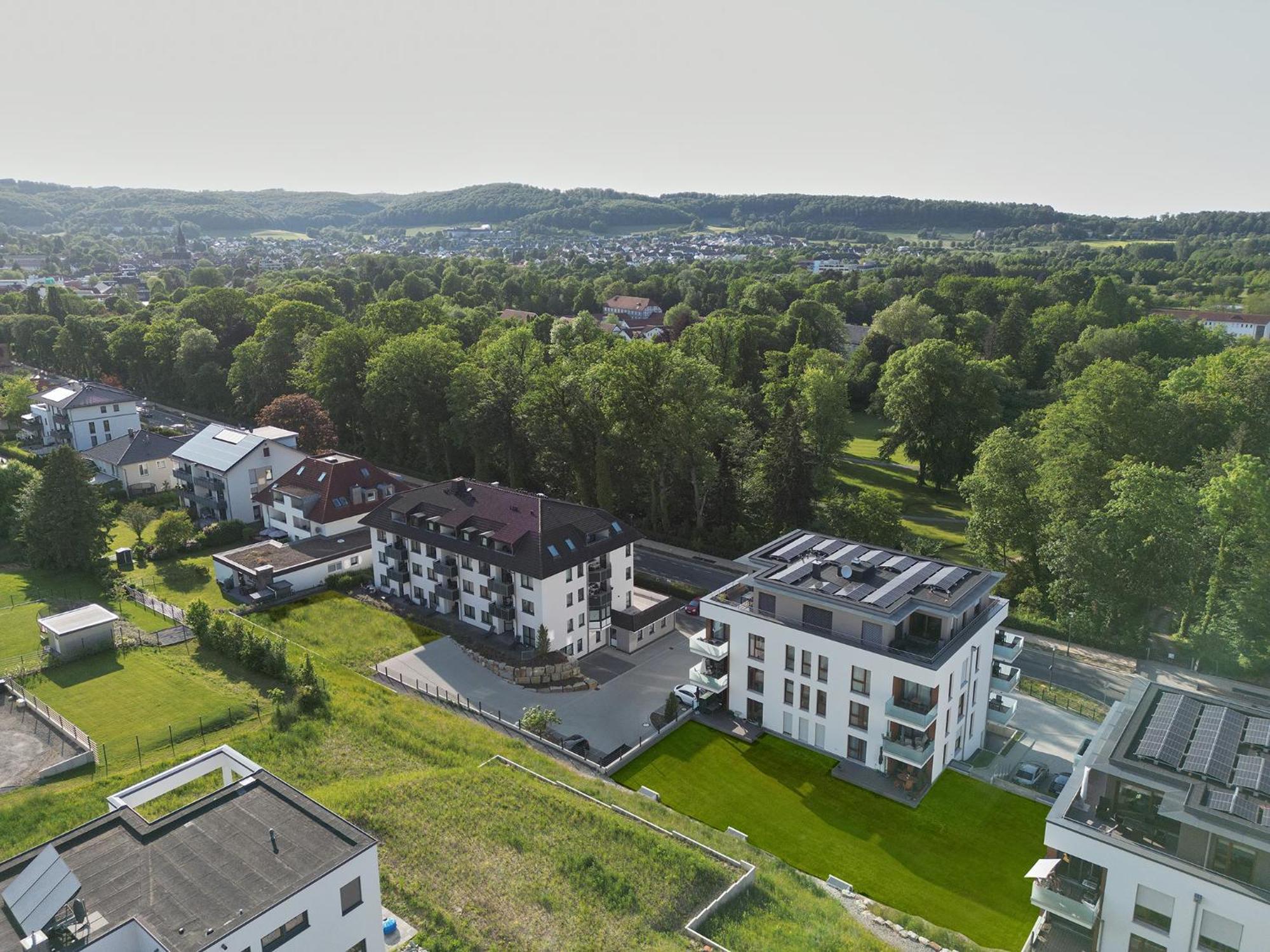 Ferienwohnung Haus am Kurpark Bad Driburg Exterior foto